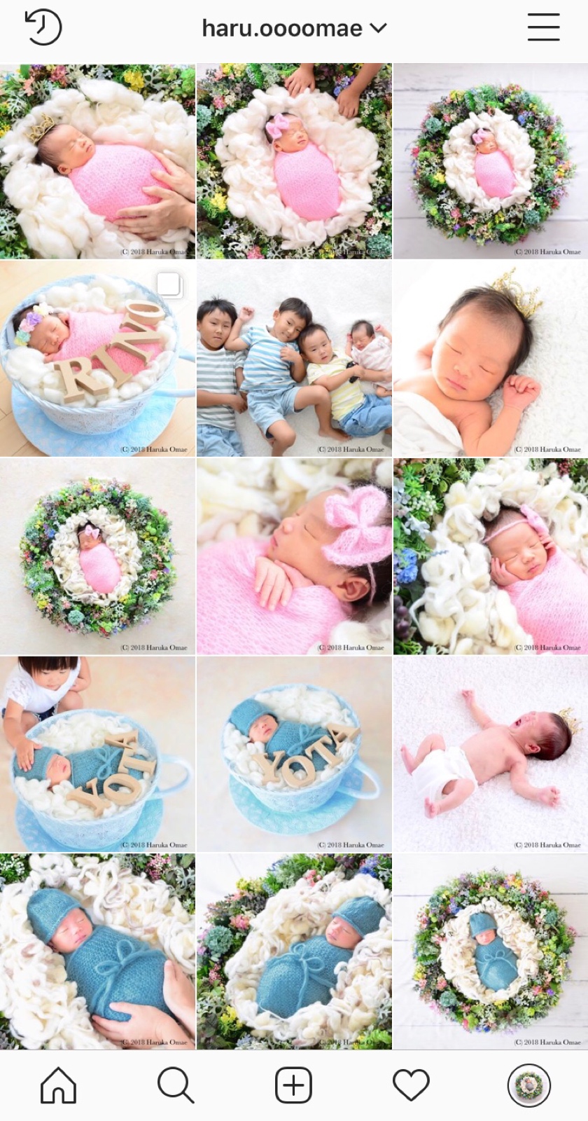 ニューボーンフォト